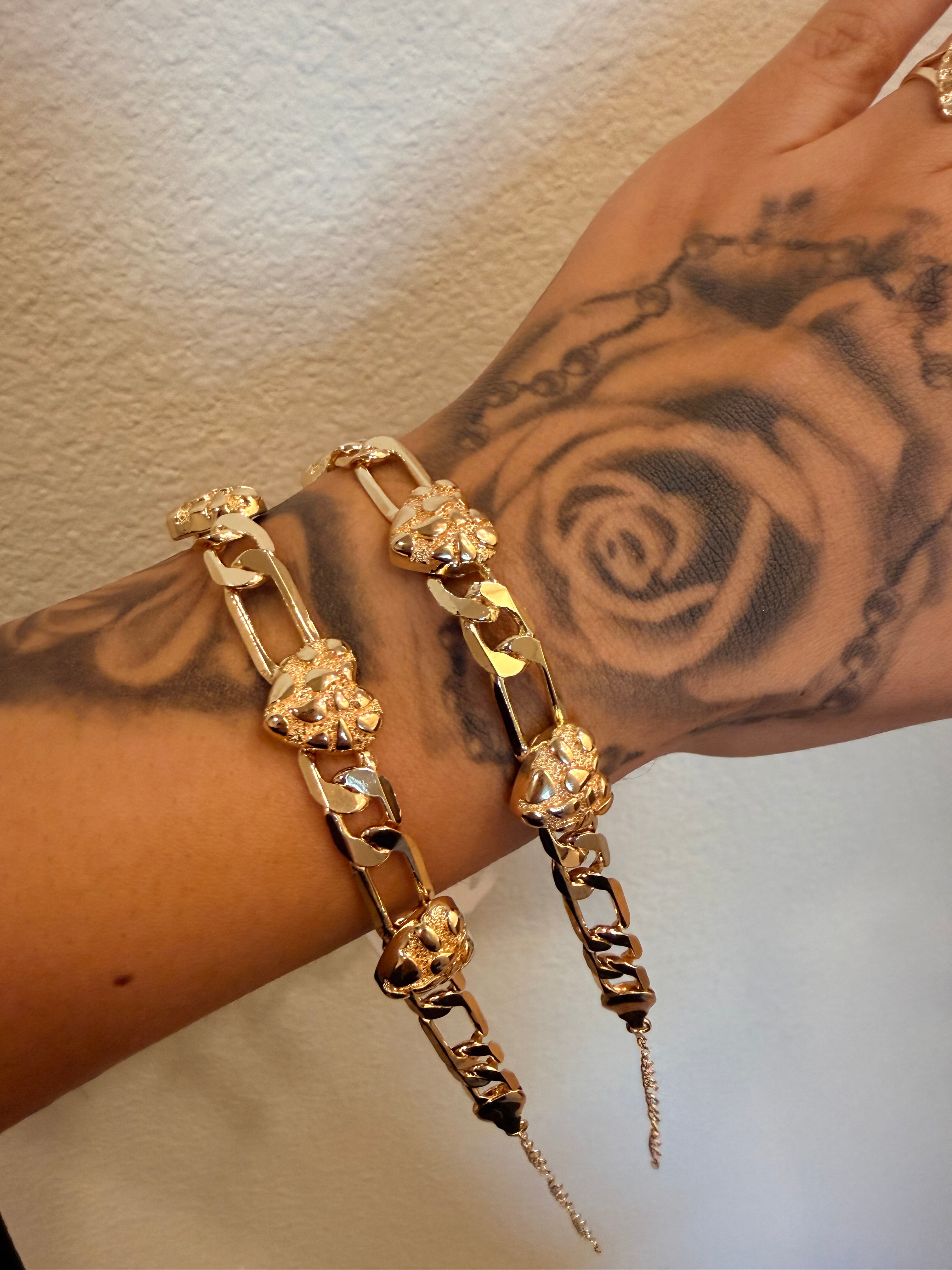 HRT NUGGET BRACELET