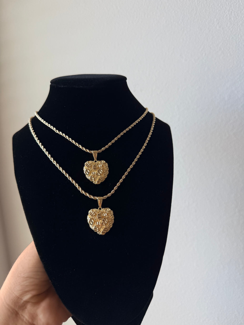 LARGE HRT NUGGET NECKLACE