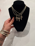 GOLD CROSS NECKLACE